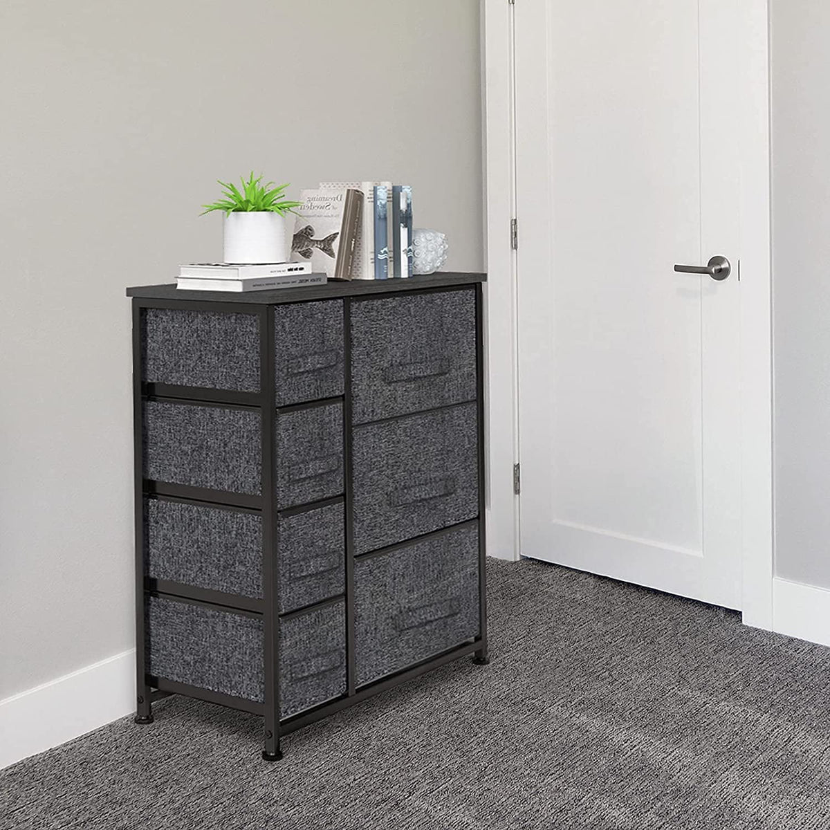 7 Drawer Fabric Storage Tower with Steel Frame P226