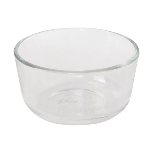 1-Cup Clear Round Glass Food Storage Bowl with Lid, 4-Pack K14021