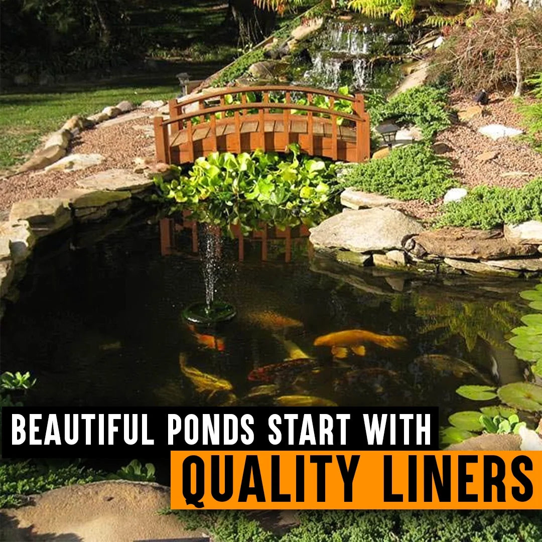 20 ft. x 40 ft. 45 Mil EPDM Rubber Pond Liner and Underlayment Combo E191897