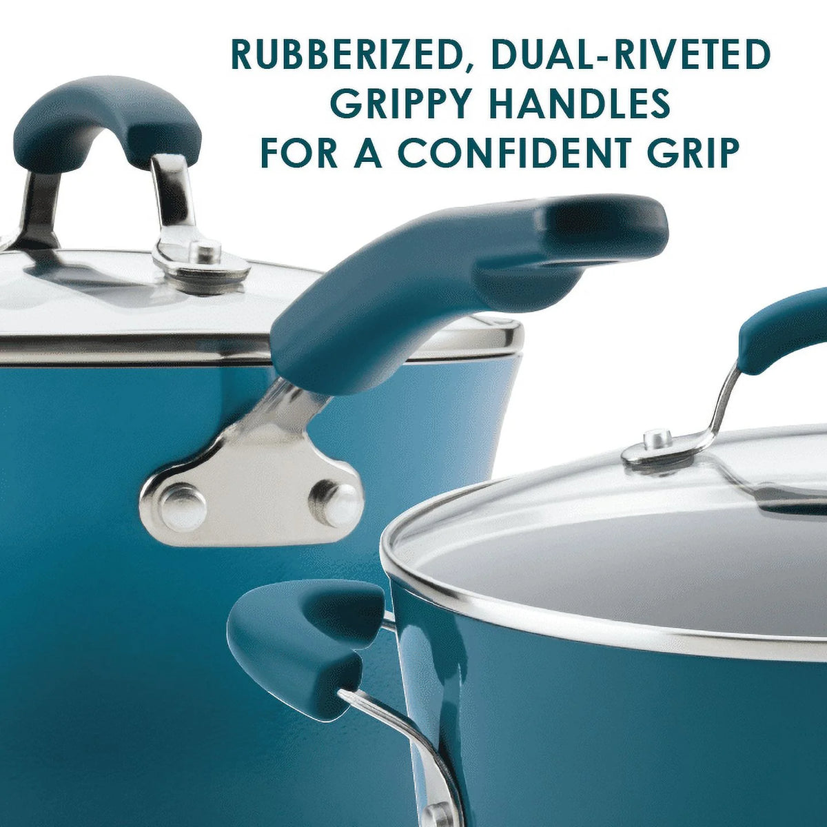 14 Piece Non-stick Hard Enamel Cookware Set E886