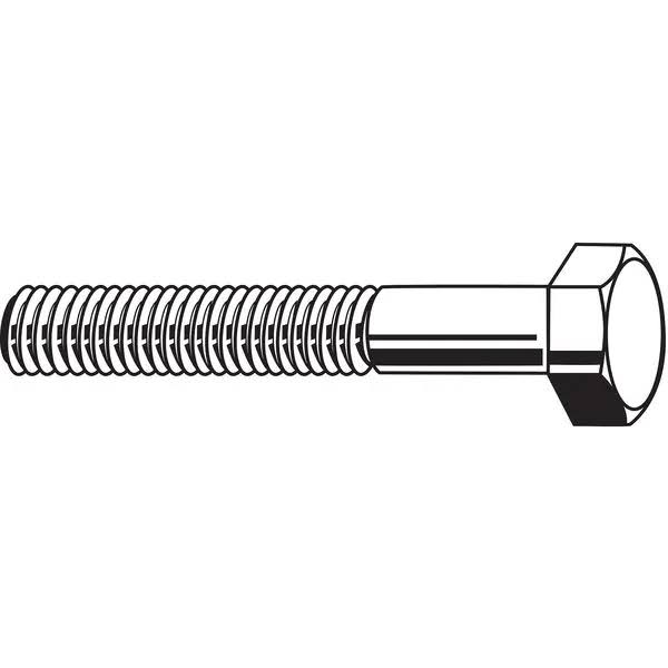 1 inch-8 Grade 5 Hex Head Cap Screw, Steel, Pk 15 Q156104