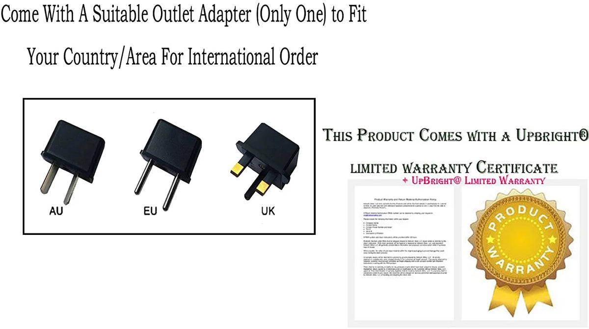 AC / DC Adapter Power Supply Cord Cable Charger U985092