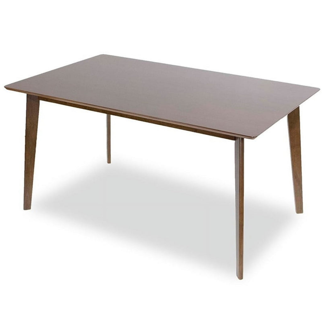 Solid Wood Walnut Rectangular Dining Table N80468