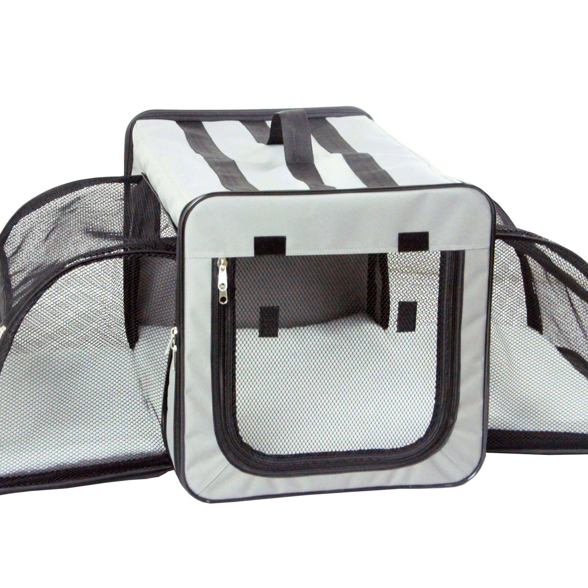 Khaki Small Folding Wire Pet Crate U171