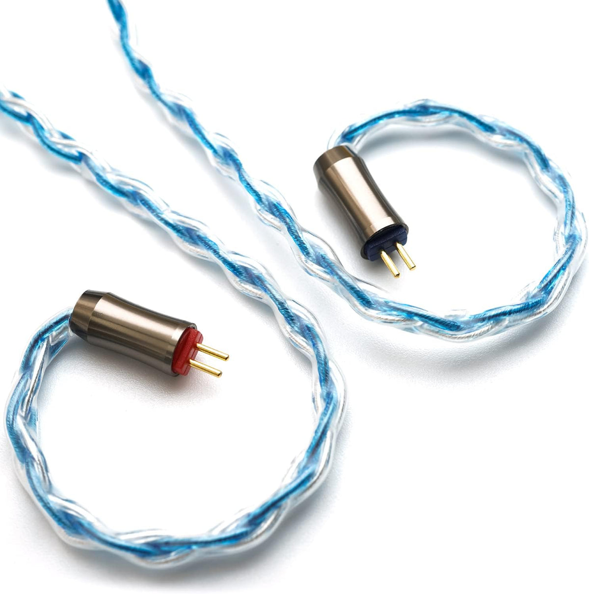 OFC Silver Plated 8 Core IEM Cable 0.78 2PIN Pack of 2 U779