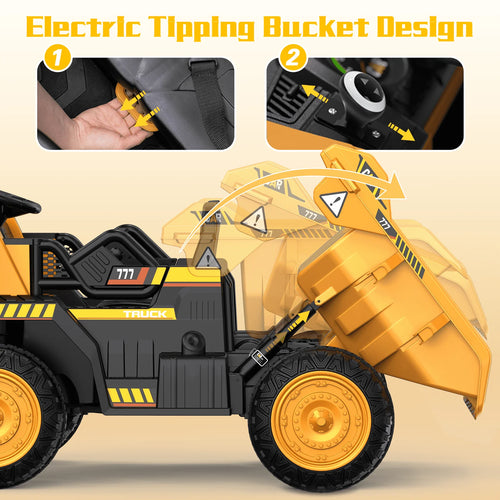 12V Ride on Dump Truck with Electric Dump Bed Y951170