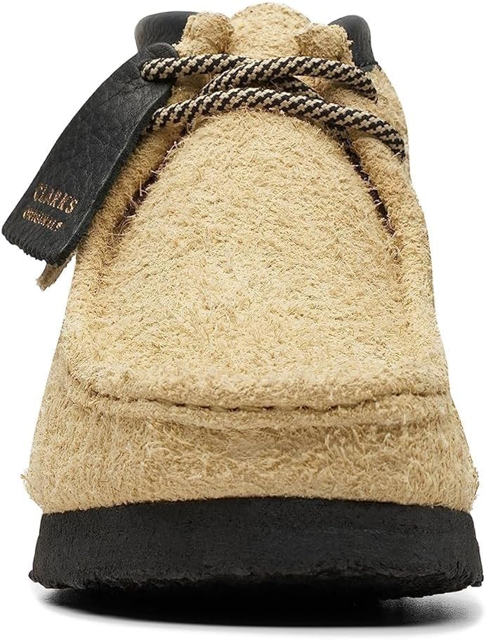 Maple Black Suede Wallabee Boot Oxford V9021