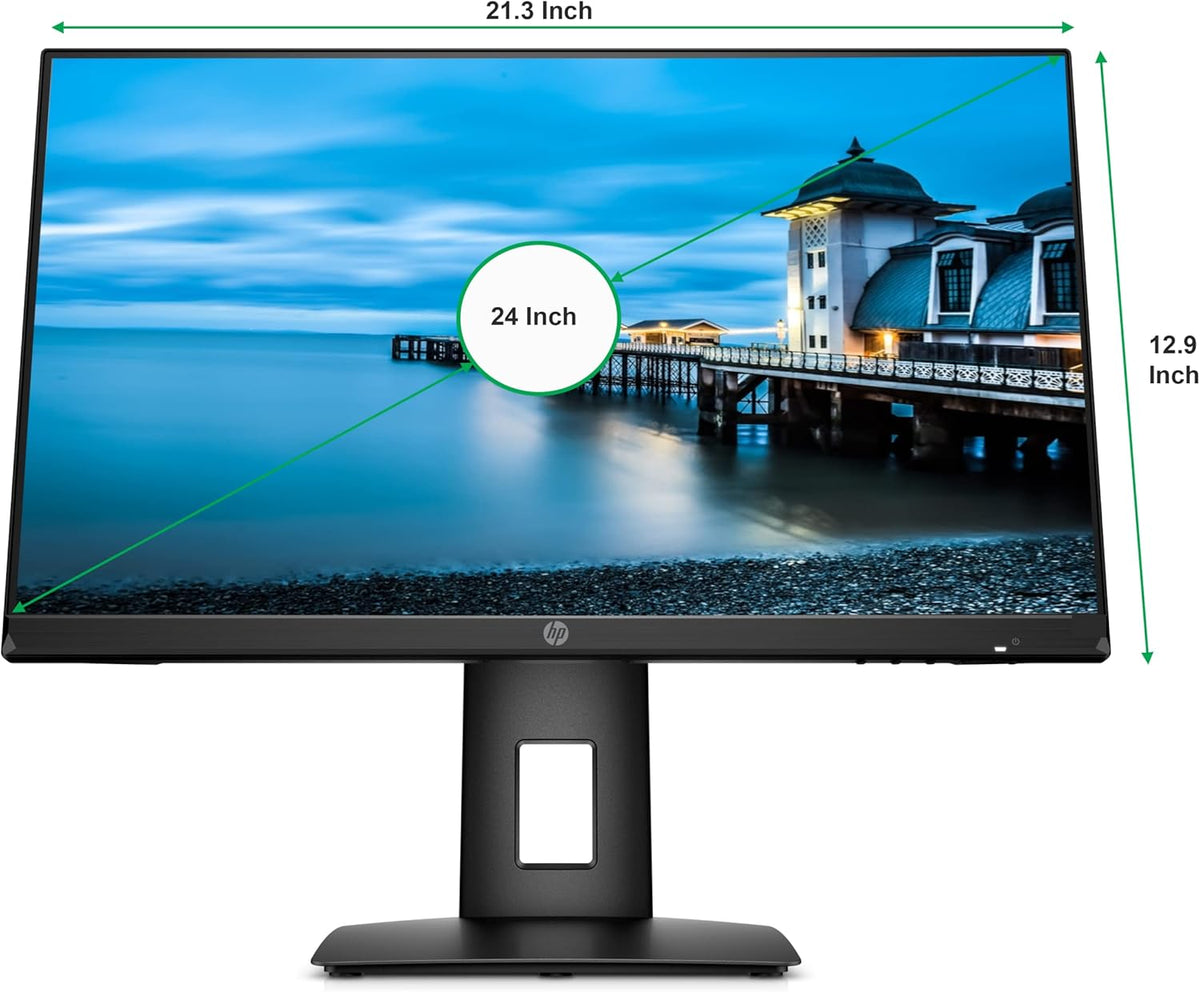 24 Inch FHD LCD Monitor with VGA and HDMI Ports I3894