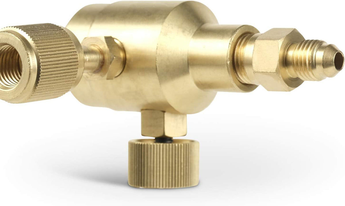 Nitrogen Flow Indicator 1/4 SAE Flare Inlet and Outlet 50PSI G79622