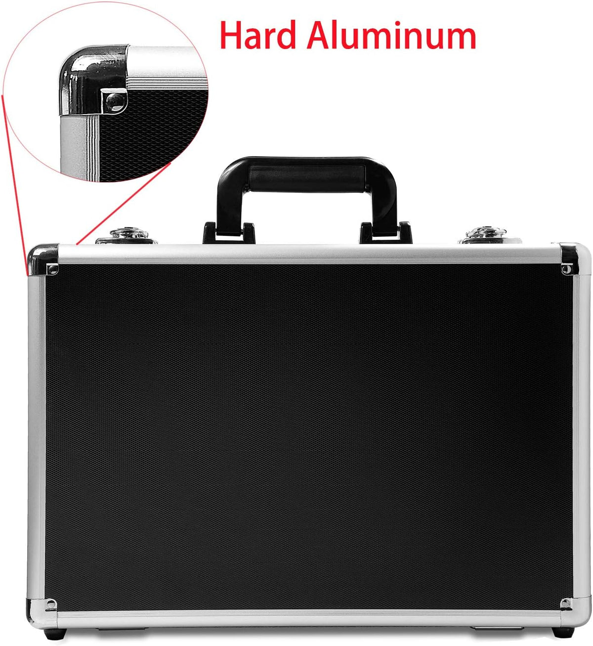 16in Two-Tone Aluminum Case with Pluck Foam Interior, Pack of 2 H66043