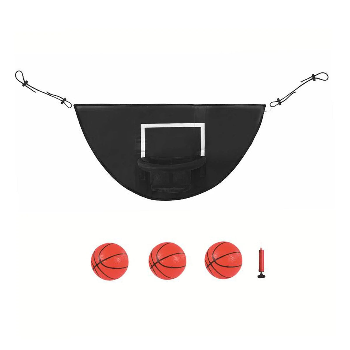 Mini Basketball Hoop for Trampoline with Enclosure Basketball Rack Sports Toys Lightweight Board Trampoline Accessories With Ball S9144