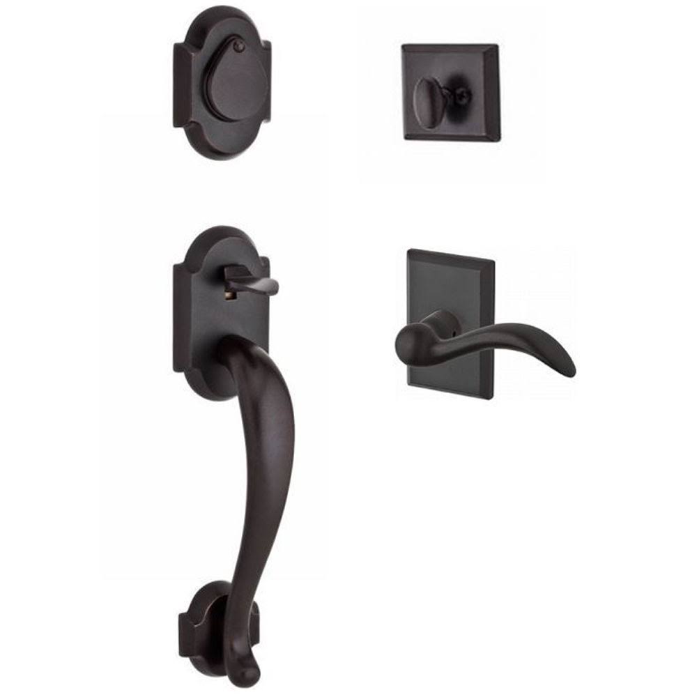 Dark Bronze Single Cylinder Handleset P313921