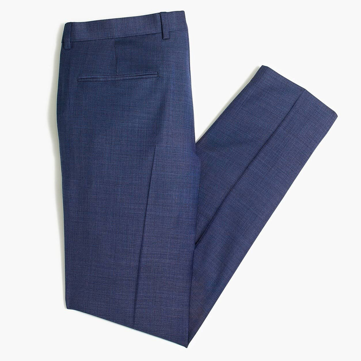 Slim Thompson Suit Pant in Worsted Wool Marina Blue 35x32 U173241