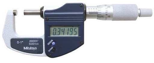 Mic, 0 to 1/0 to 25.4mm, Ratchet Stop, Case K72757