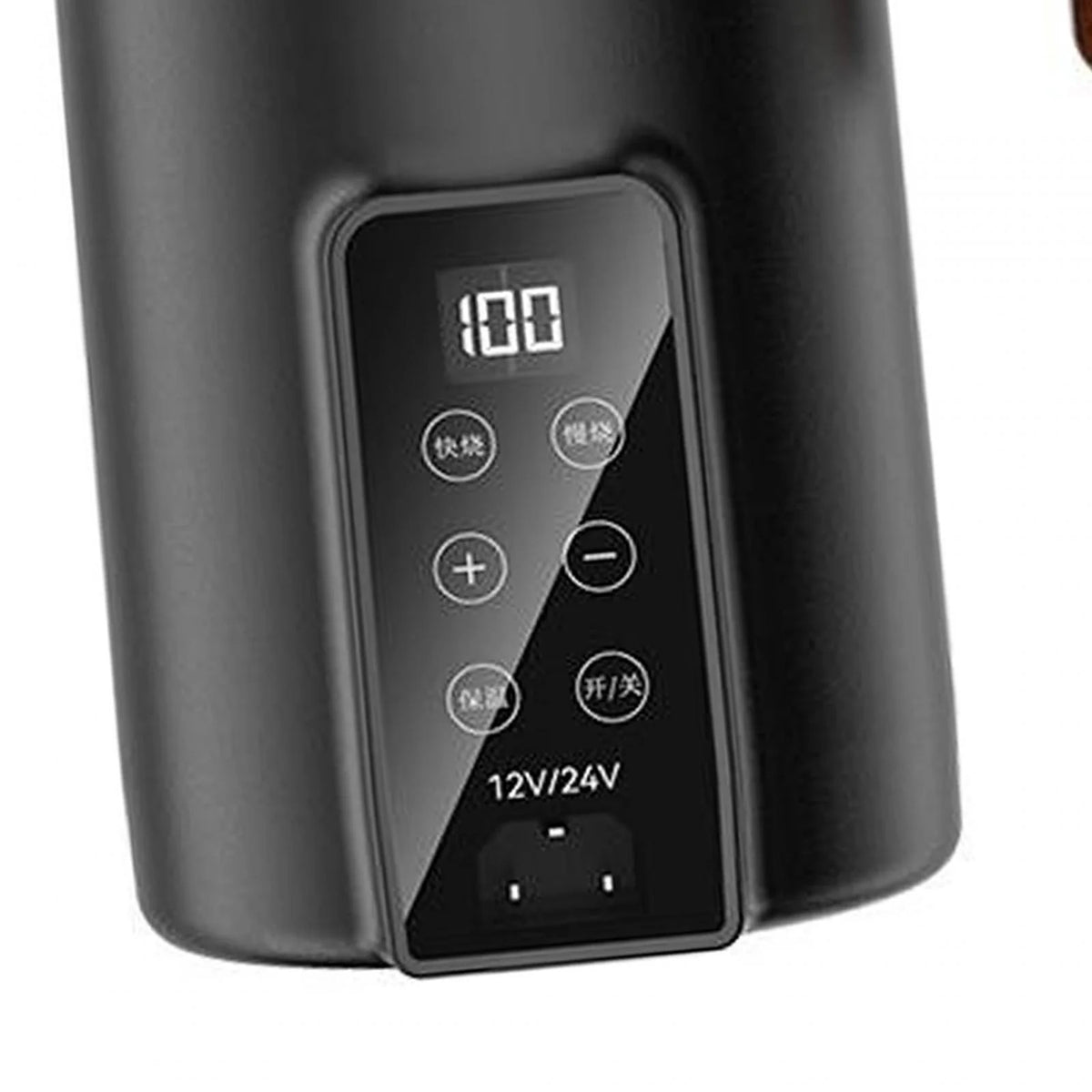 Car Heating Cup Electric Kettle Black Q92327