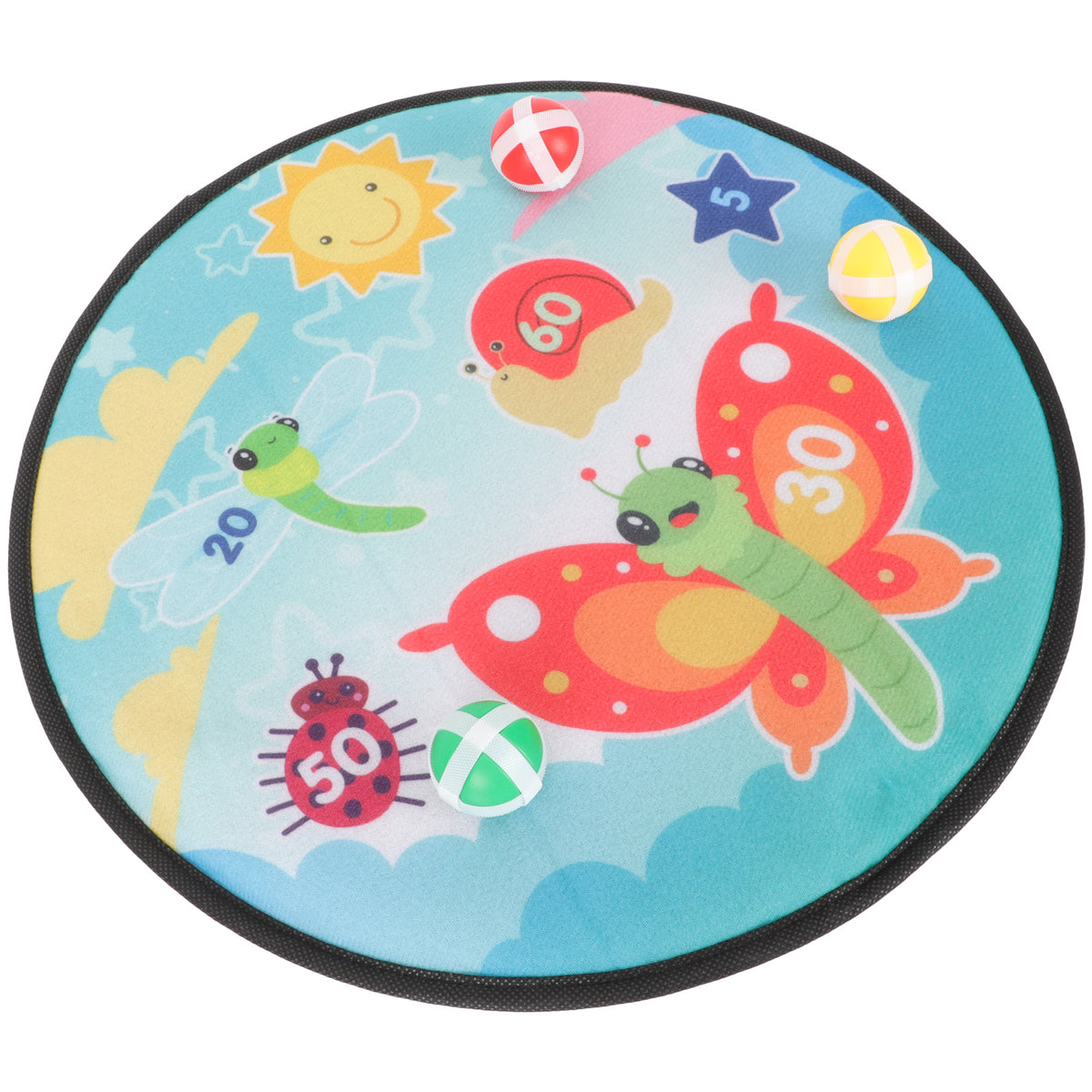 Kids Dart Board with Sticky Balls Toy Y419589