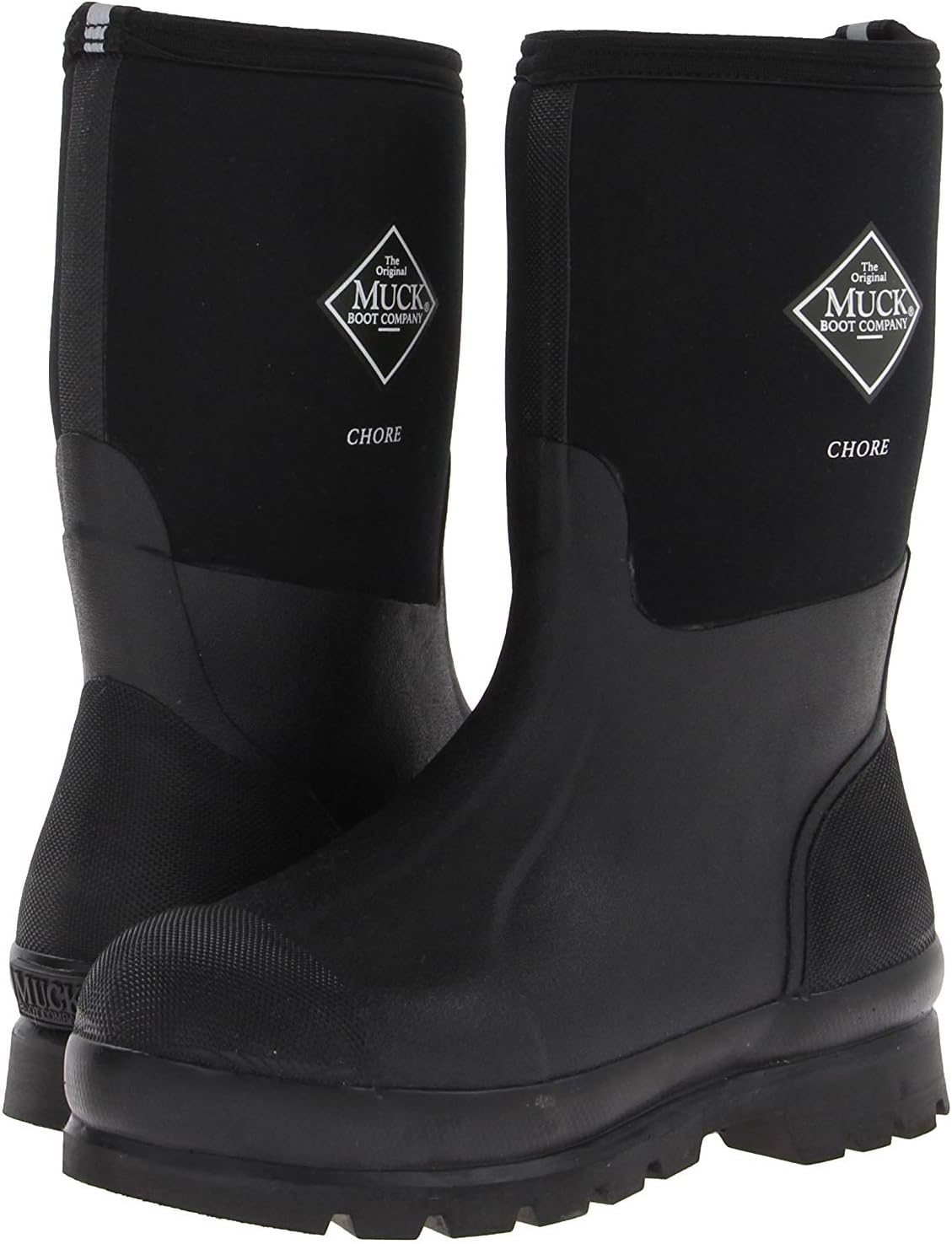 Black Rubber Work Boot C613