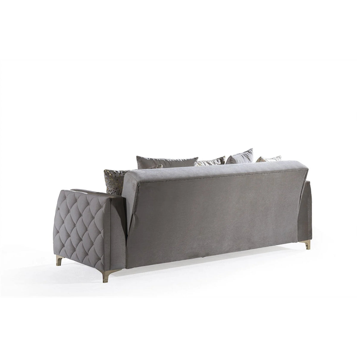 2PC Living Room Set Wood Taupe V16746