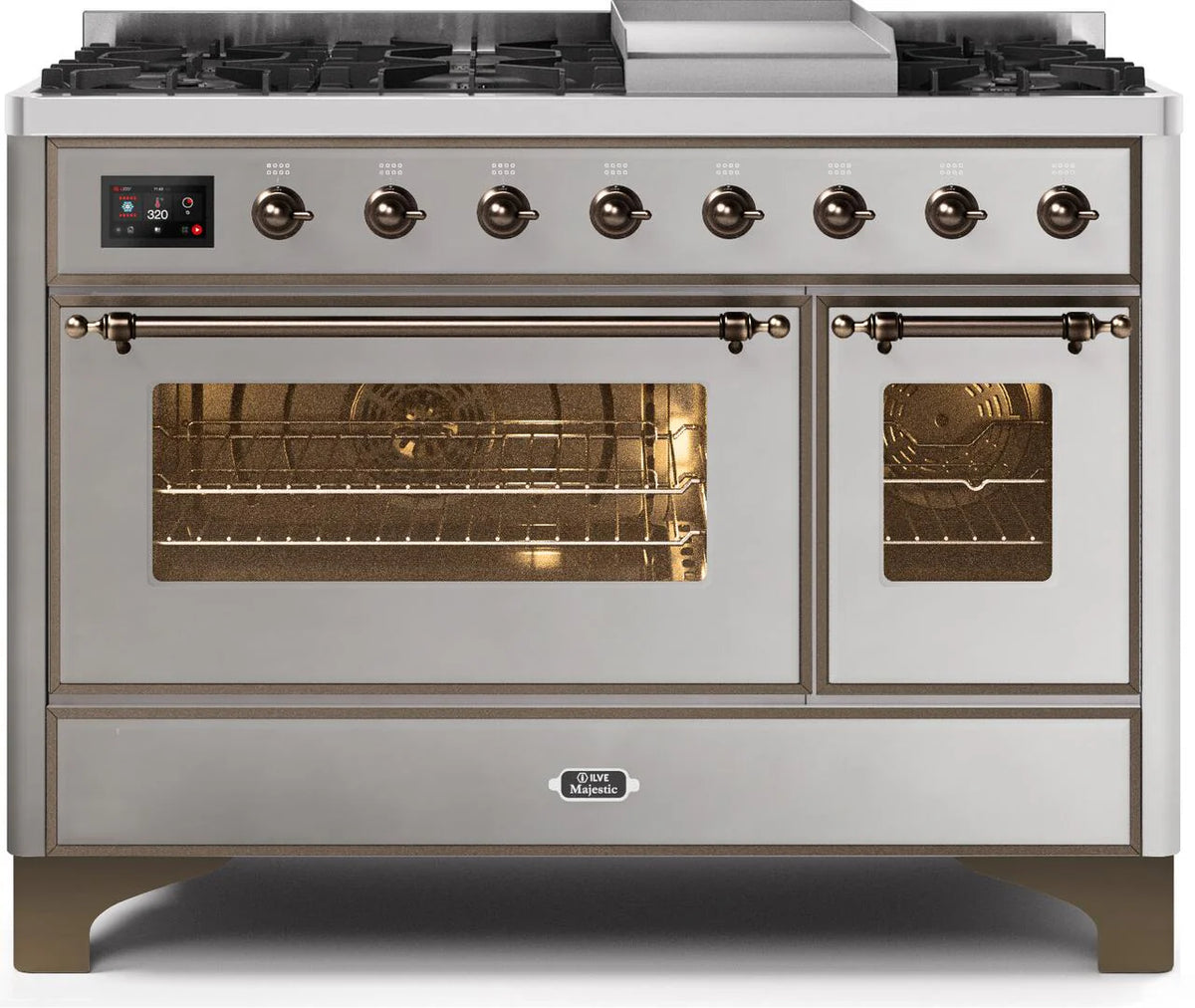 48 Dual Fuel Propane Gas Range in Stainless Steel B915599
