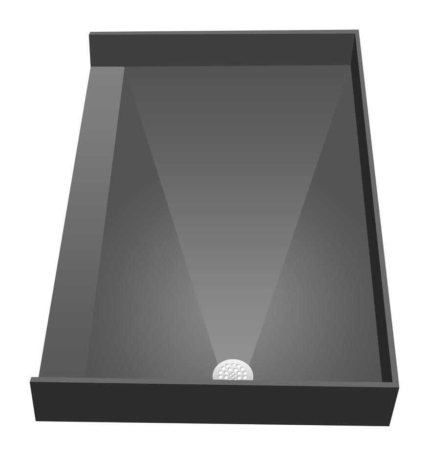 30x22 x 63x22 Shower Base with Drain Plate W691393