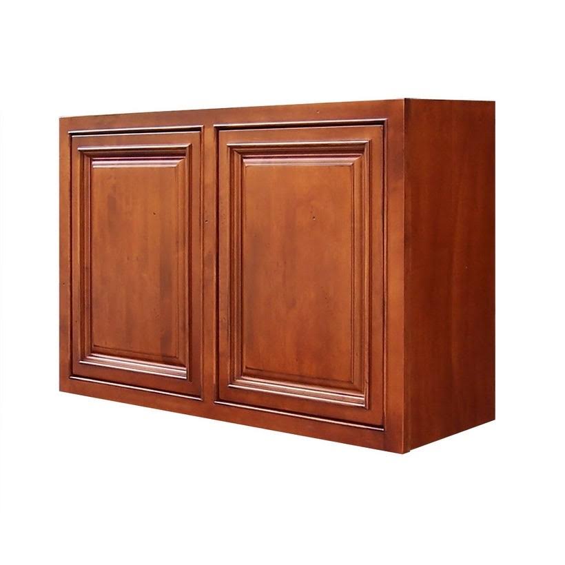 Burnt Cinnamon Double Door Kitchen Wall Cabinet O828938