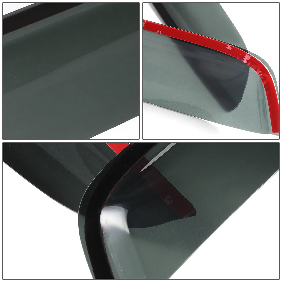 Window Vent Visor Deflector Rain Guard (Dark Smoke) C36893