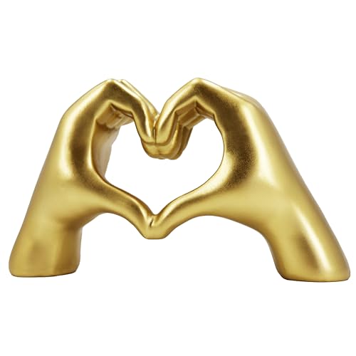Silver Heart Hands Sculpture K16648