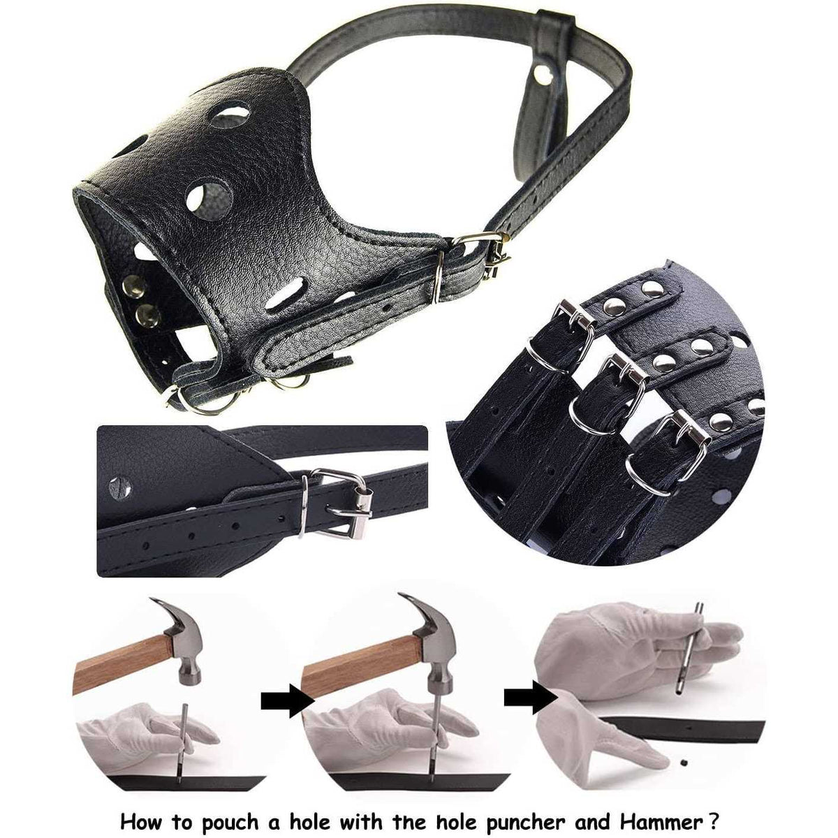 Leather Dog Muzzle J28565