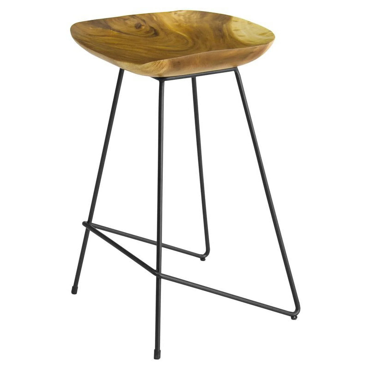 26" Wood Counter Stool Set of 3 U204707