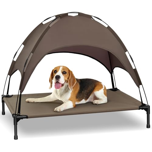 Elevated Dog Bed with Canopy C6828