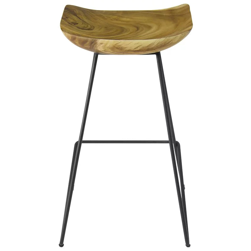 26" Wood Counter Stool Set of 3 U204707