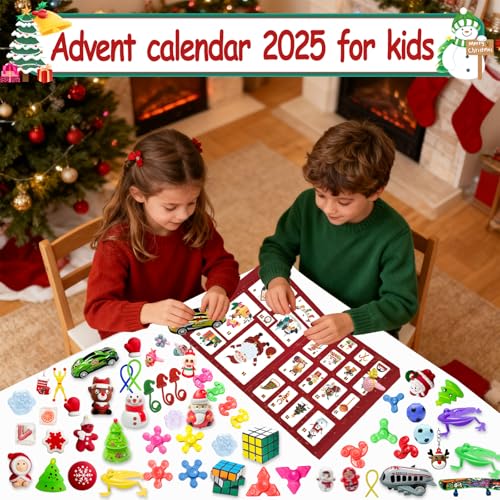 Fidget Advent Calendar 2025 with 24 Days of Surprises I8042