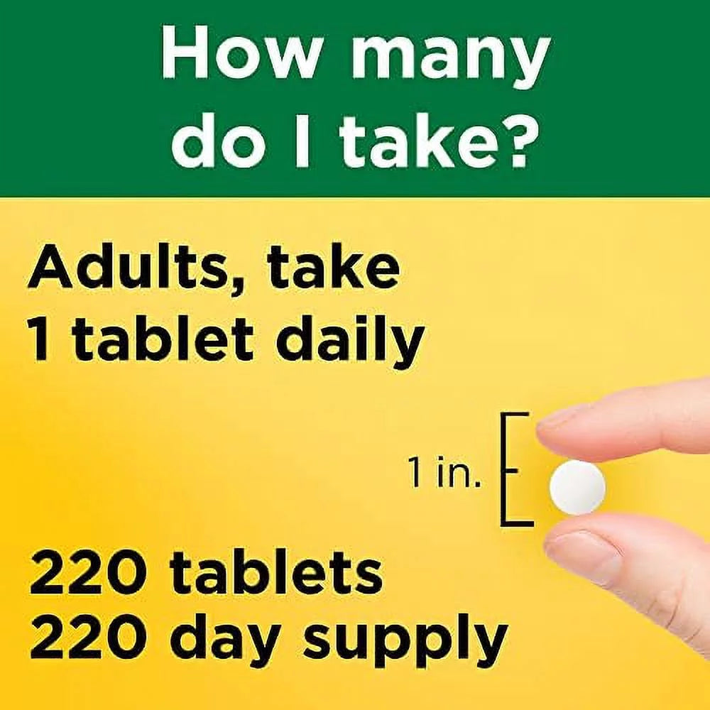 220 Tablets Vitamin D3 2000 IU Dietary Supplement Z435282