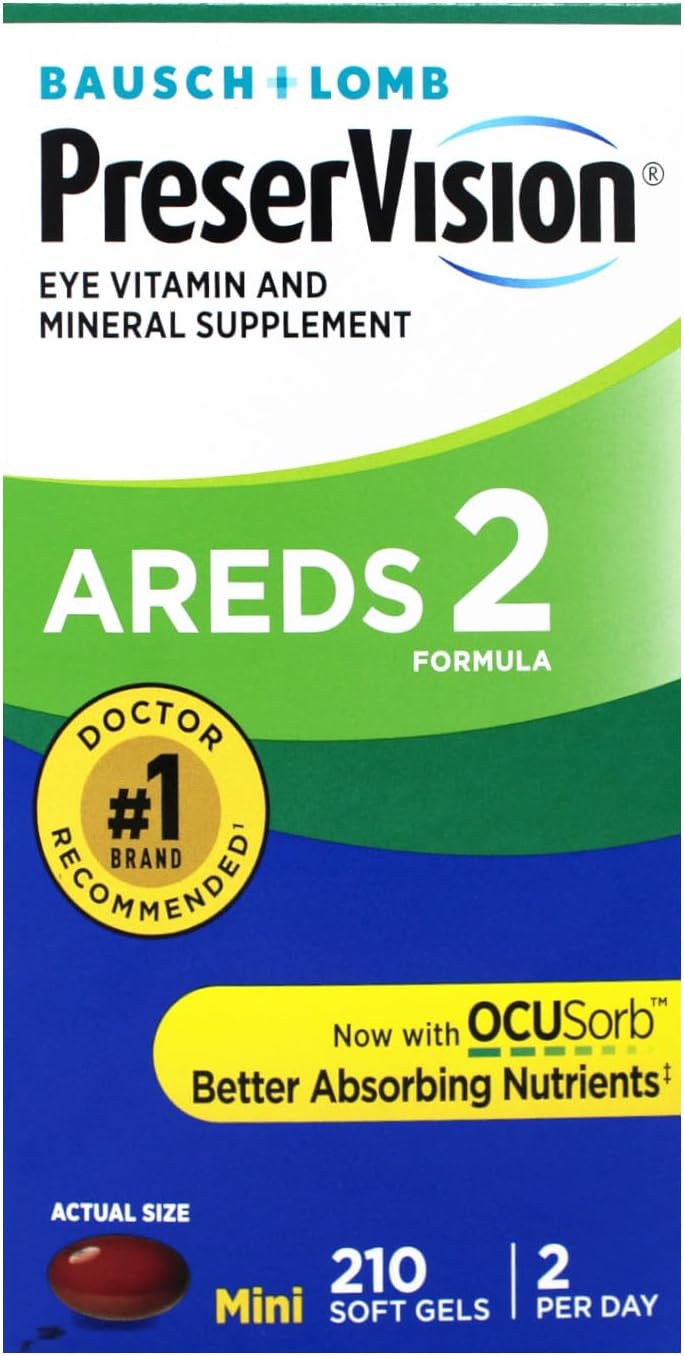 210 Softgels Eye Vitamin & Mineral Supplement I797