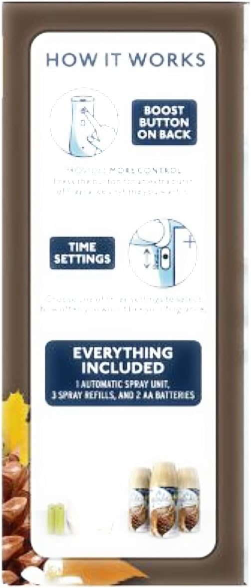 Cashmere Woods Air Freshener Holder with 3 Refills Q71440