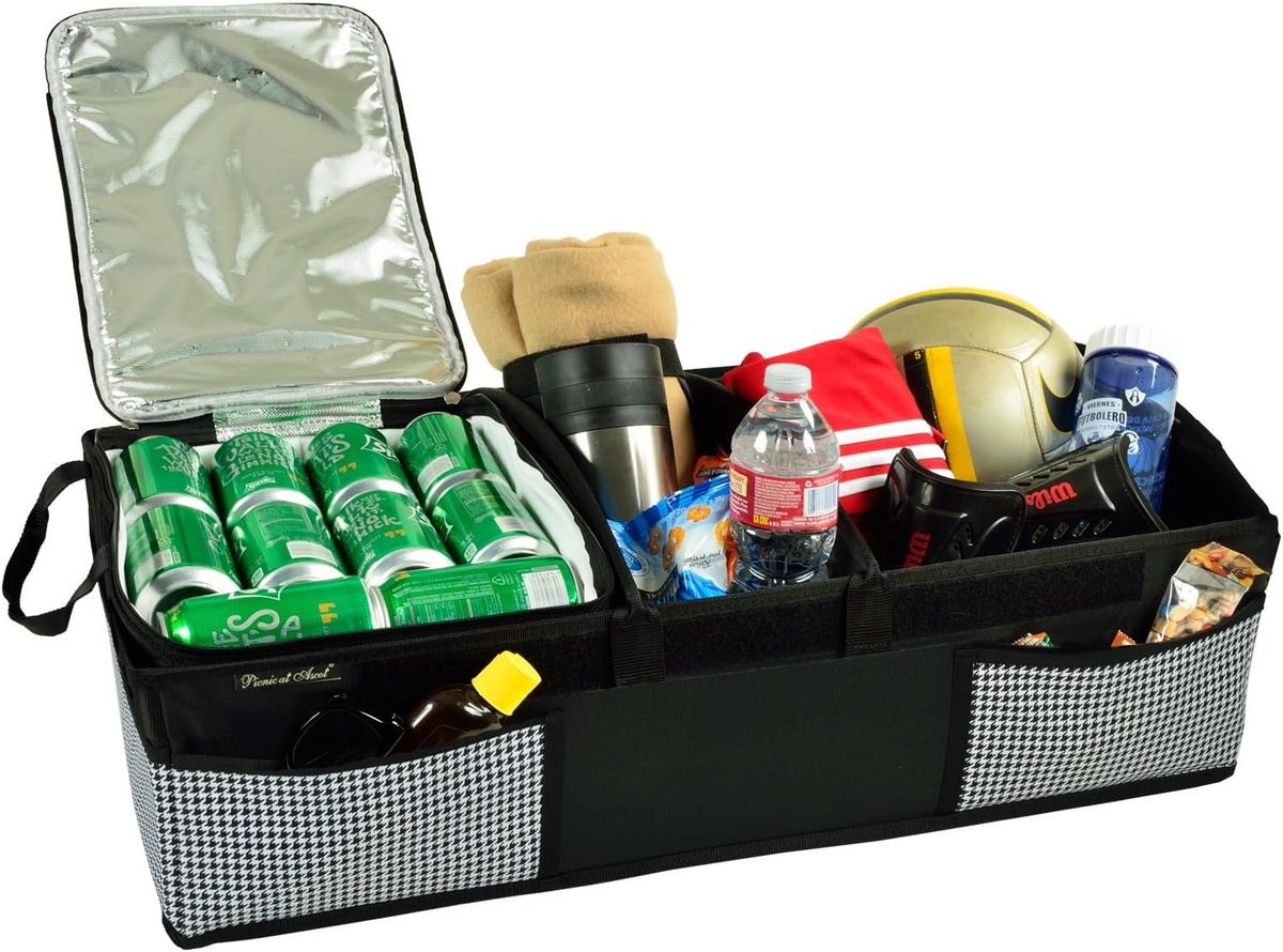 Rigid Base Trunk Organizer with 28 Can Cooler H215051