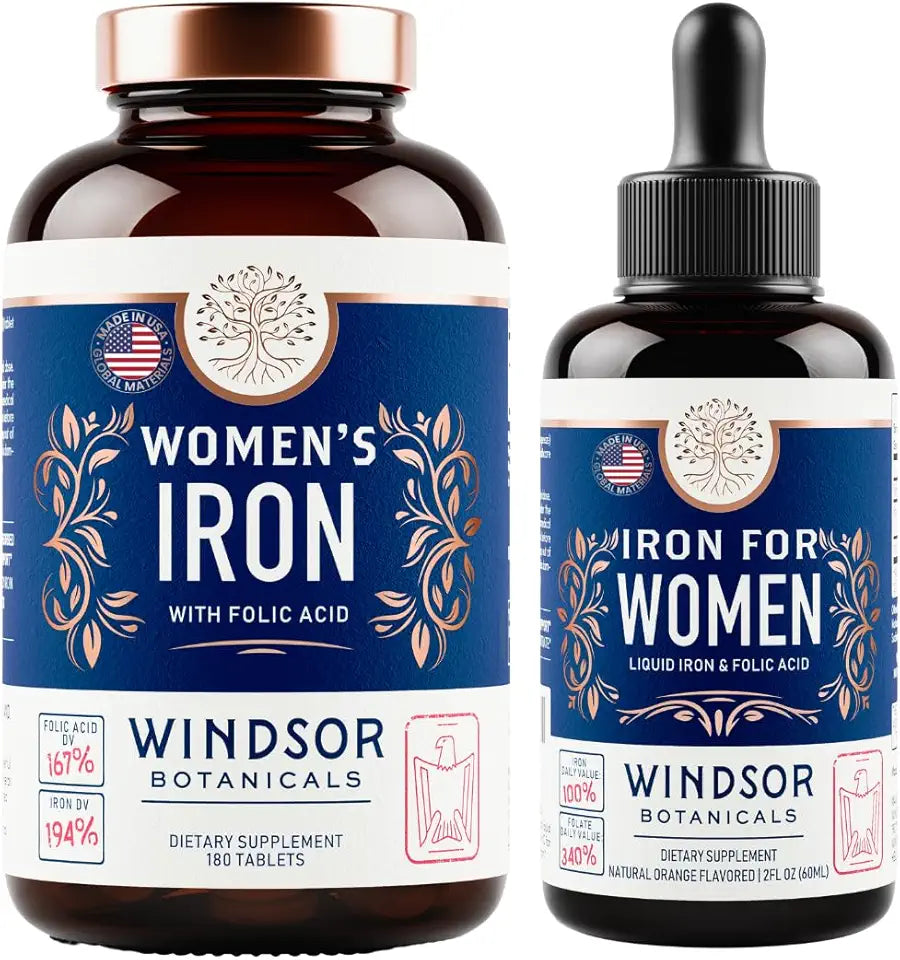 Iron with Folic Acid Tablets and Liquid Drops Q5744