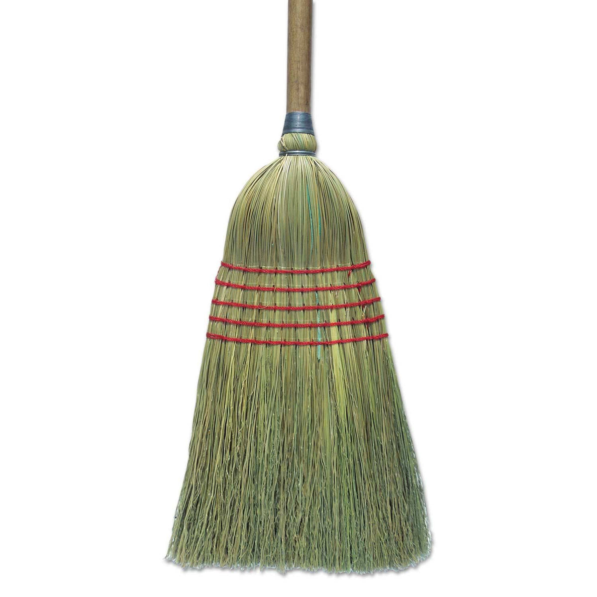 Corn Broom 56x22 Lacquered Wood Handle Natural C5712