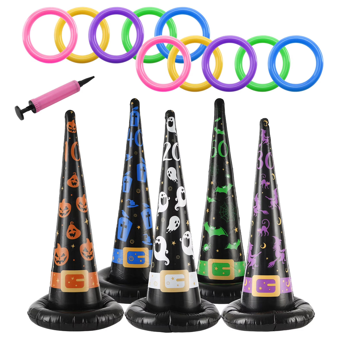 Inflatable Witch Hat Ring Toss Games T85063