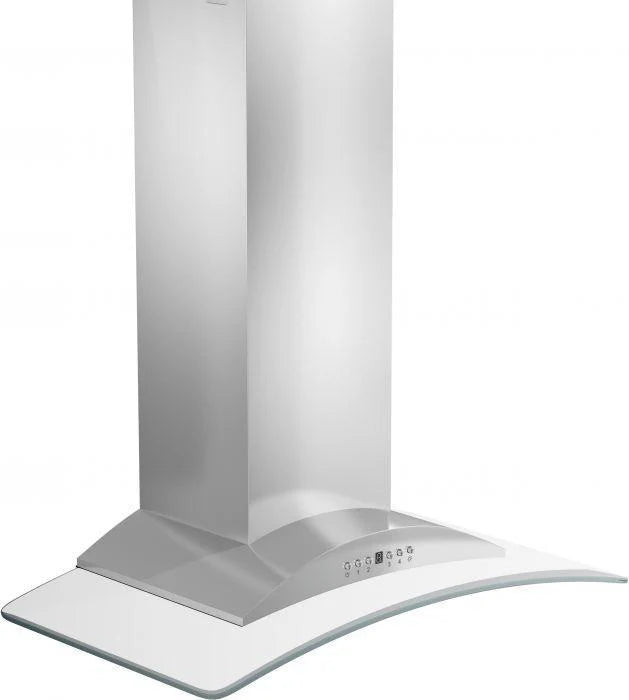 30 in. Convertible Vent Wall Mount Range Hood Stainless Steel Glass D728868