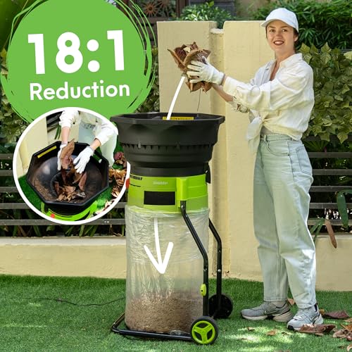 Bladeless Leaf Shredder & Mulcher 15 Amp Q284063