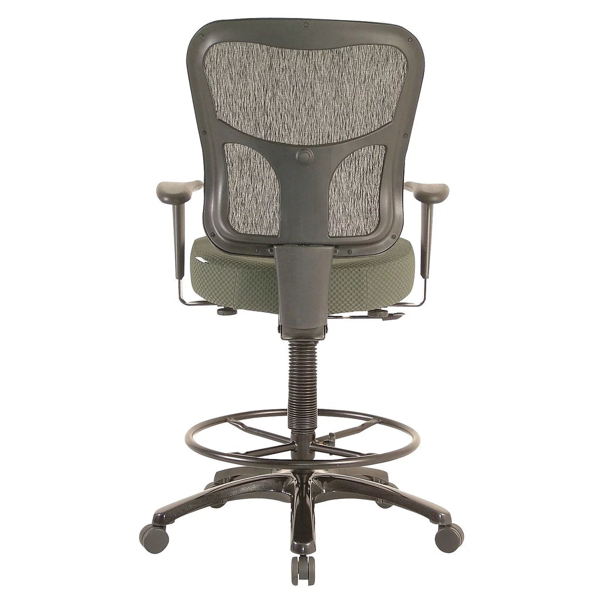Ergonomic Fabric Mid-Back Drafting Stool Z60332