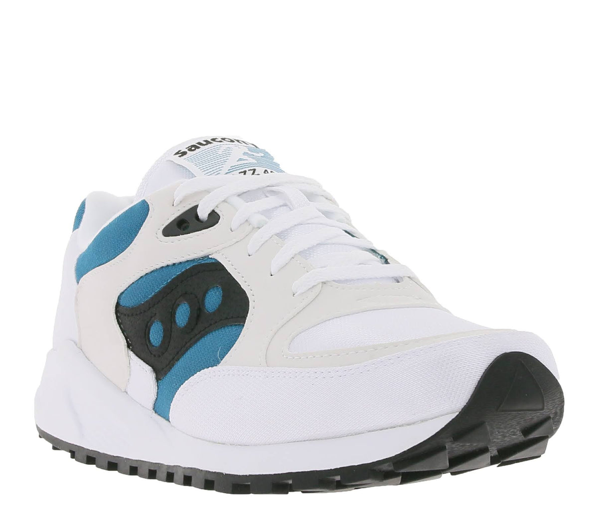 White / Turquoise Jazz Sneakers Q264537
