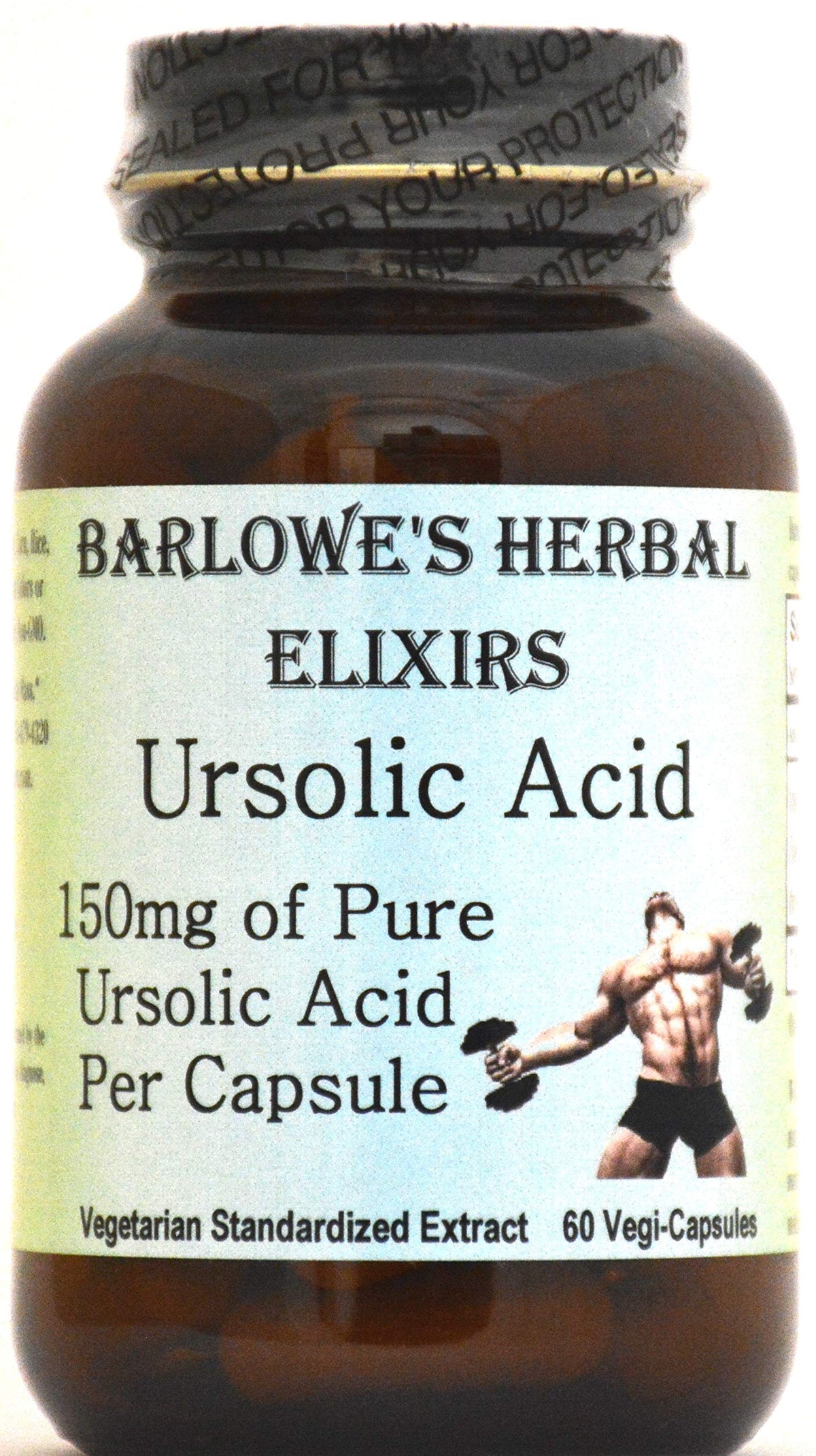 Ursolic Acid Extract 600mg 60 Veggie Capsules T83411