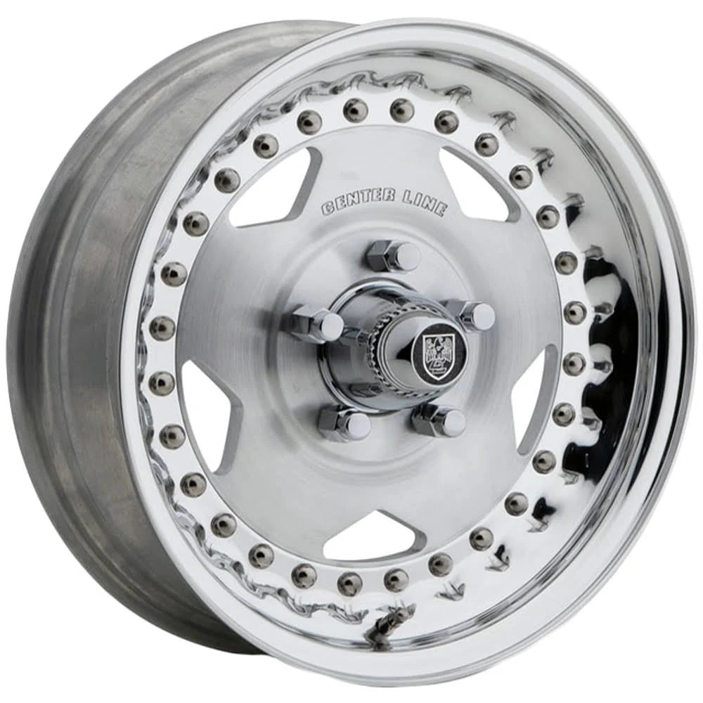 15 inch x 8 inch Silver Polished Wheel Rim G485