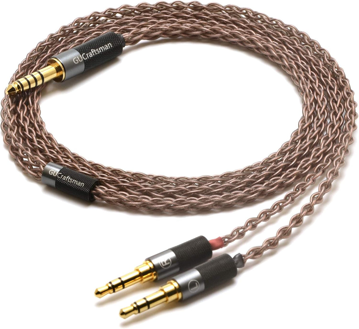 6N Single Crystal Copper Headphones Cable 4.4mm Balance S60506