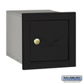 Cast Aluminum Column Mailbox - Non-Locking - Black C846532