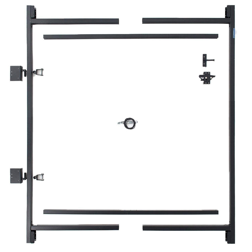 Steel Frame Gate Building Kit, 60x22-96 inch Wide Opening (2 Pack) X53068
