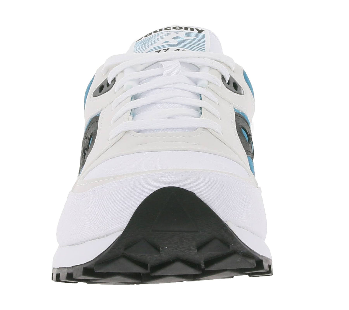 White / Turquoise Jazz Sneakers Q264537