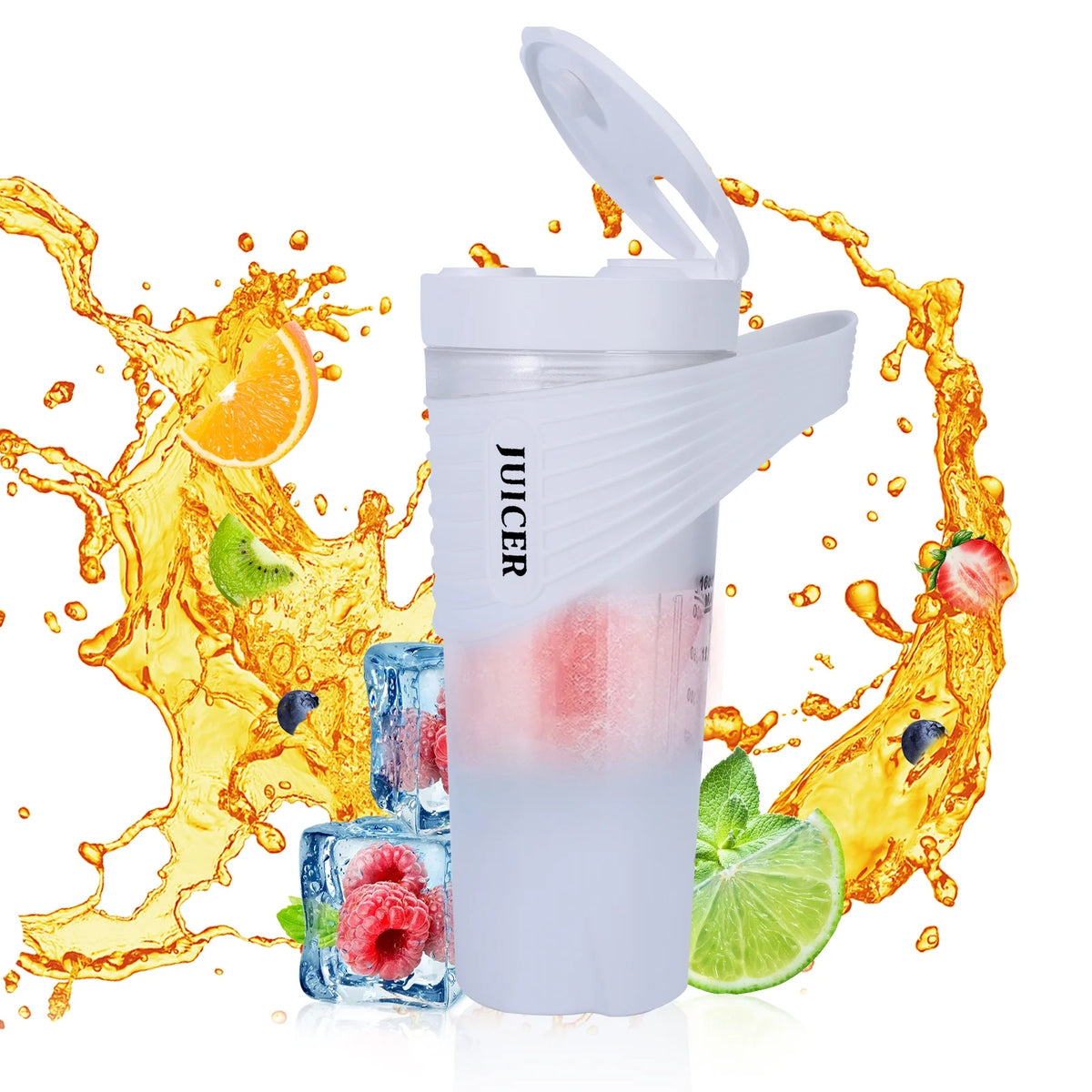 Portable Blender, 4000mAh Rechargeable, 460ml Capacity D7648